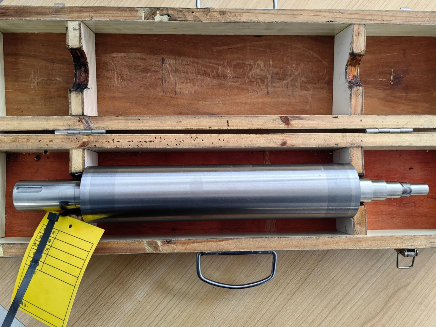 A rotor-style component protected in transport packaging from the supplied brochure